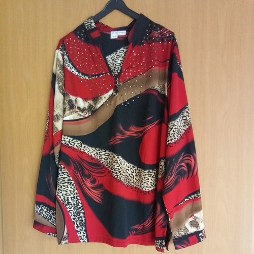 Bluse tunika 46 - da., rot