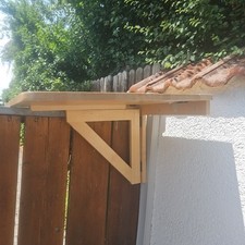 Klapptisch zur Montage an Wand, Holz, von IKEA, Gebrauchspuren.