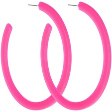 Neon Ohrringe Damen Creolen