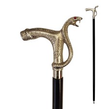 Schlange Spazierstock aus Holz