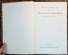 Die verlorene Handschrift