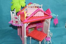 MATTEL BARBIE K11 VILLA HAUS SPIELHAUS f SHELLY AUFZUG KÜCHE SCHLAFZIMMER MÖBEL