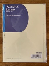 Filofax A5 leerer Indexteiler