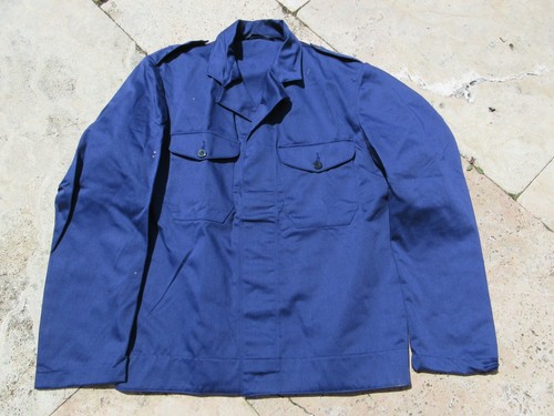 Indigo blue worker jacket - indigo,