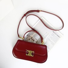 Schultertasche Damen Satteltasche Leder Crossbody Shoulder Bag Handtasche Retro