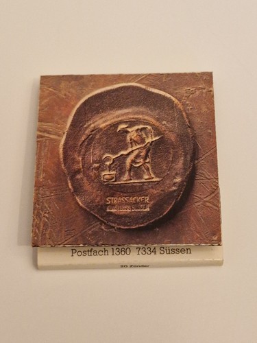 Streichholzheftchen ernst - streichholzheftchen,,