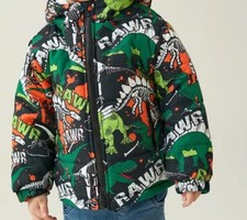 Jungen-Winter Jacke mit coolem