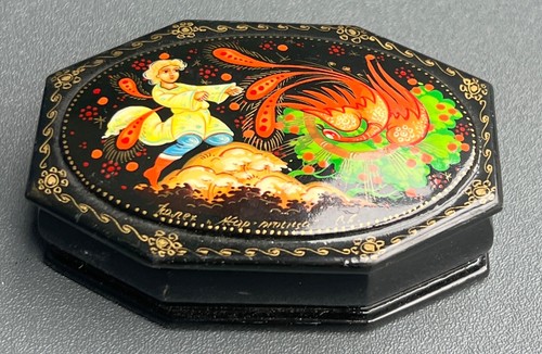 Alte russische lackdose - russische,