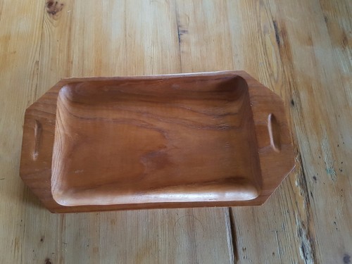 Teak schale tablett - tablett, ablage
