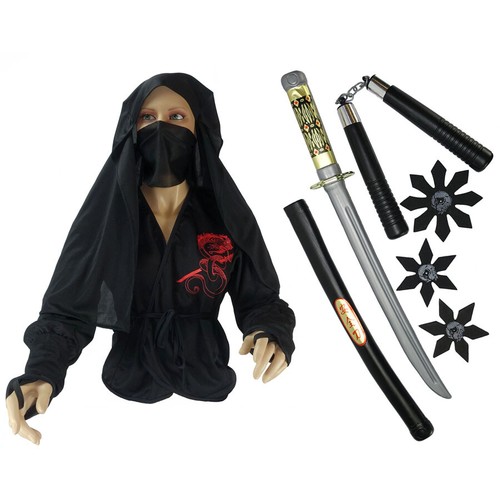 Ninja kinder kostüm - ninja, /