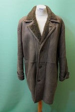 Edler Lamm Fell Mantel Herren Gr 52/ ca XL echt Leder Zarenmantel shearling