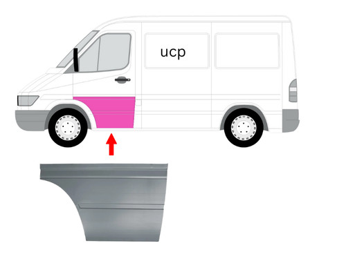 Reparaturblech tür vorne - reparaturblech,