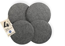 4er Set Stuhlkissen aus Filz
