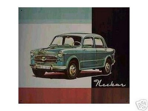 Altes reklame blechschild nsu - blechschild,