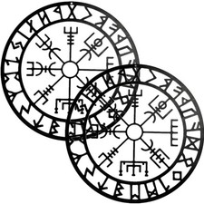 Wanddeko Metall Wikinger