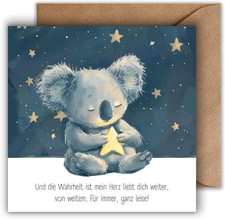 Schöne Sternenkind Karte