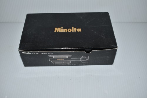 Minolta slide copier iii - minolta,