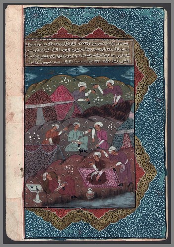 Buchmalerei arabischer raum - arabischer,