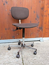Vintage Bürostuhl Drehstuhl 70s Stuhl Retro Architektenstuhl Drabert 70er braun
