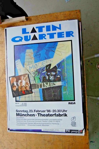 Plakat latin quartier - quartier, 1986