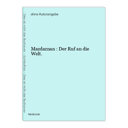 Mazdaznan der ruf an die - ruf,