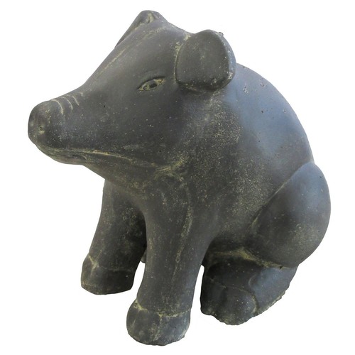 Sitzendes schwein 42 cm - schwein,,