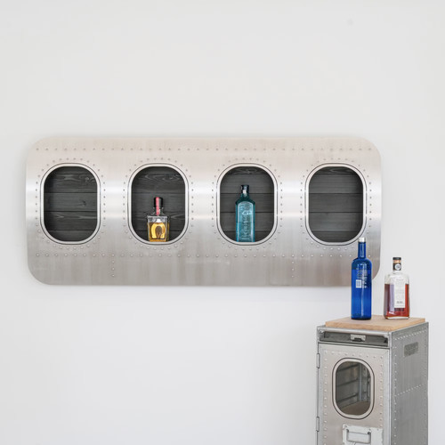 4er flugzeugfenster wandbar - flugzeugfenster,