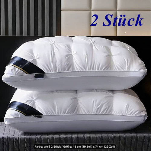 2er set luxus hotel - set, kopfkissen