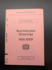 Buch Buchfahrplan Heft 1009