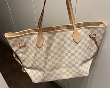 Louis Vuitton Neverfull Tragetasche MM Beige Canvas