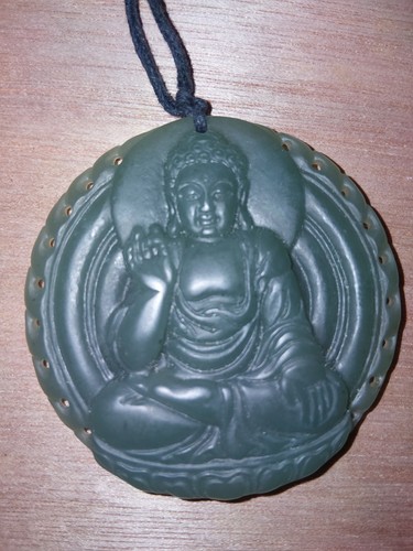 Jade buddha anhänger - buddha,
