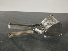 Kartoffelpresse, alt, dreieckige Küchenpresse Edelstahl Handpresse 29cm