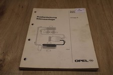 Opel Omega-B Prüfanleitung
