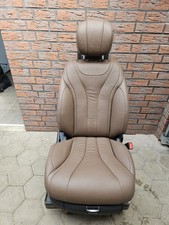 Original Mercedes-Benz S-KLASSE W222 SITZ LEDER BRAUN VORNE KOMPLETT NEU