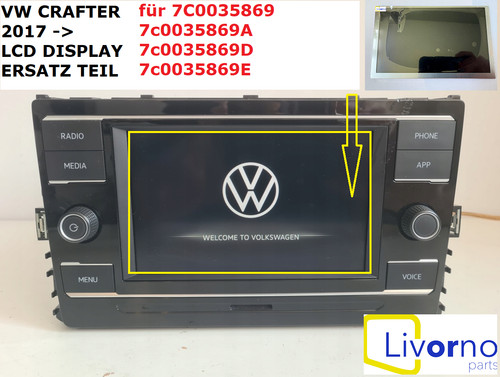 Volkswagen crafter lcd - lcd, display