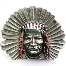 Buckle indianer häuptling - buckle,