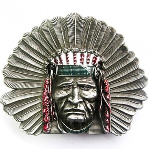 Buckle indianer häuptling - buckle,