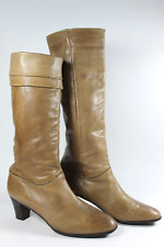 Damenstiefel Lederstiefel Ladystar Gr. 8 braun TRUE VINTAGE 80s women's boots