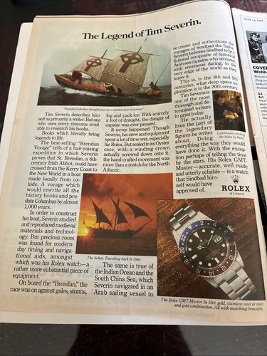 Rolex gmt advert werbung - rolex,