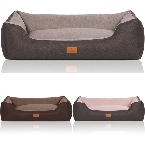 Hundebett luke aus velour mit - hundebett,