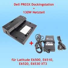 Dell PR03X Dockingstation +130W Netzteil für Latitude E6500 E6510 E6520 E6530XT3