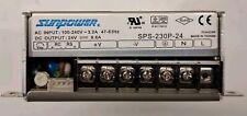 Sunpower SPS-230P-24 Netzteil In: 100...240VAC, OUT: 24VDC, 9,6A