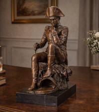 Bronzefigur Napoleon auf