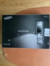 Samsung SGH-G600 Flip Klapphandy, Schwarz