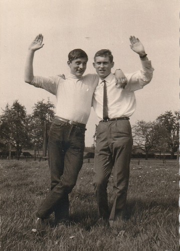 Vintage foto junge männer - vintage,