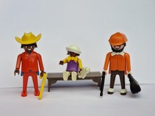 Playmobil Western Figuren Reisende aus Set 3770 Colorado Springs Bahnhof Zug