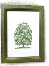 Dänische Blumenstickerei-