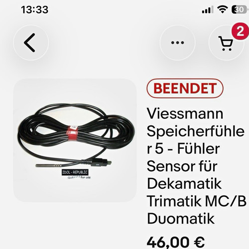 Viessmann speicherfühler - viessmann,