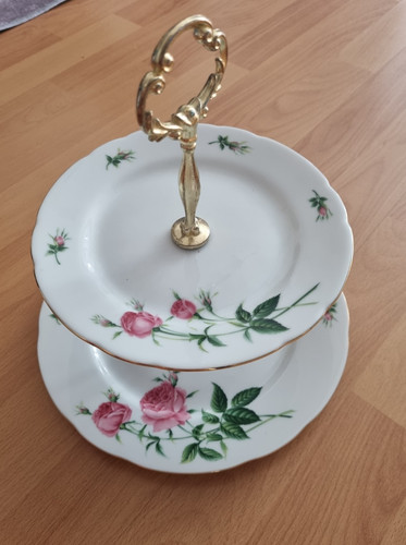 Etagere stöckig porzellan - etagere, 2-stöckig