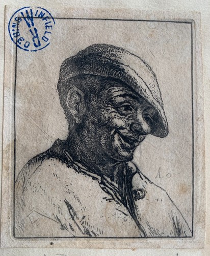 Adriaen van ostade laughing - van, "laughing